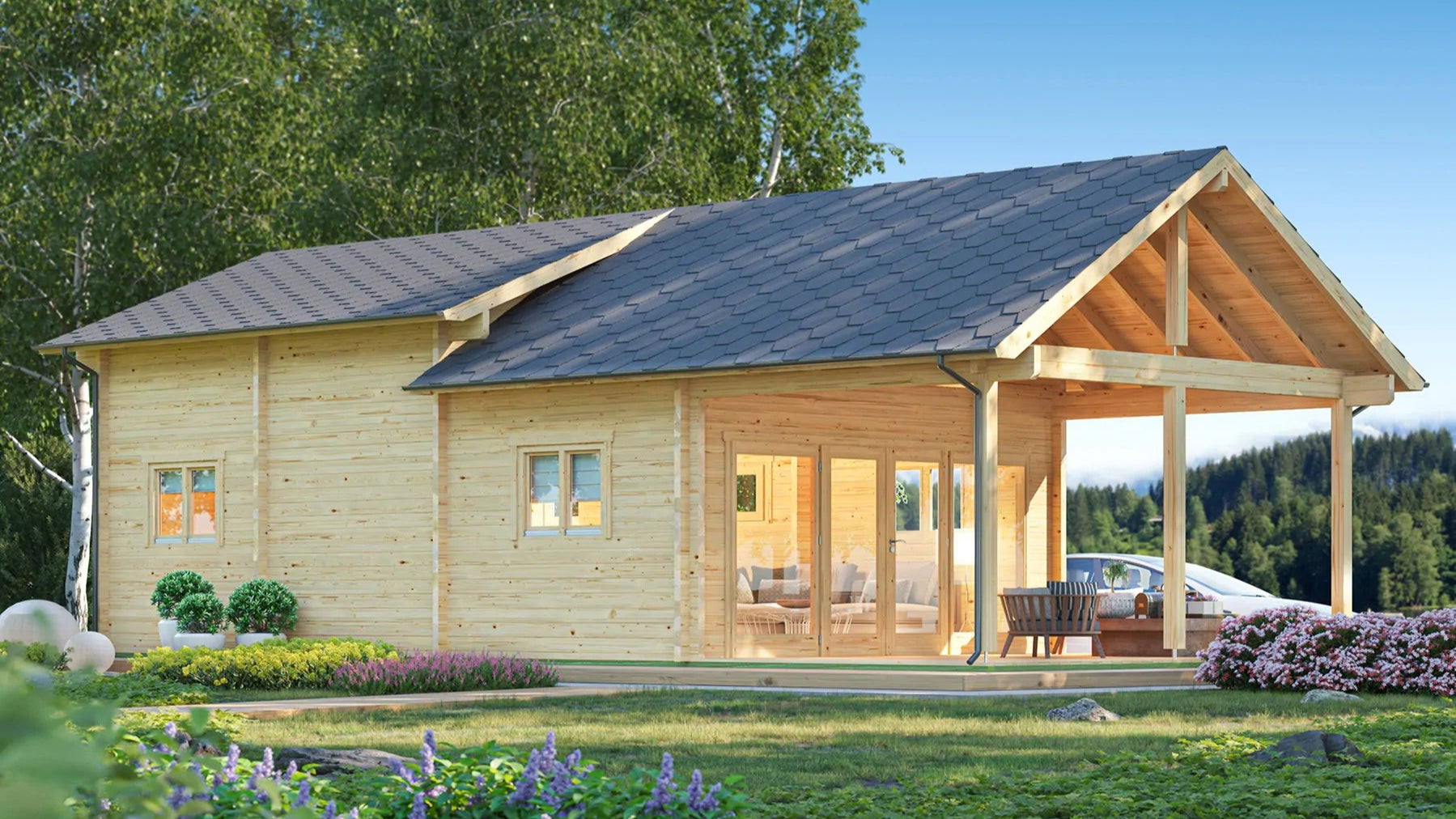 Lodge Horizon 70 – 43m² + 14m² (Terrasse)