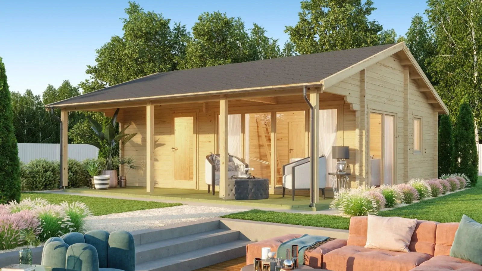Lodge Mikka 70 - 61m² + 14m² (Terrasse)