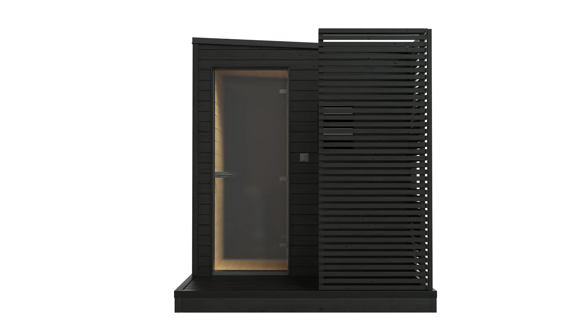 Plug-and-Play-Sauna mit Elektroheizung | 2,2 x 3,2 m 
