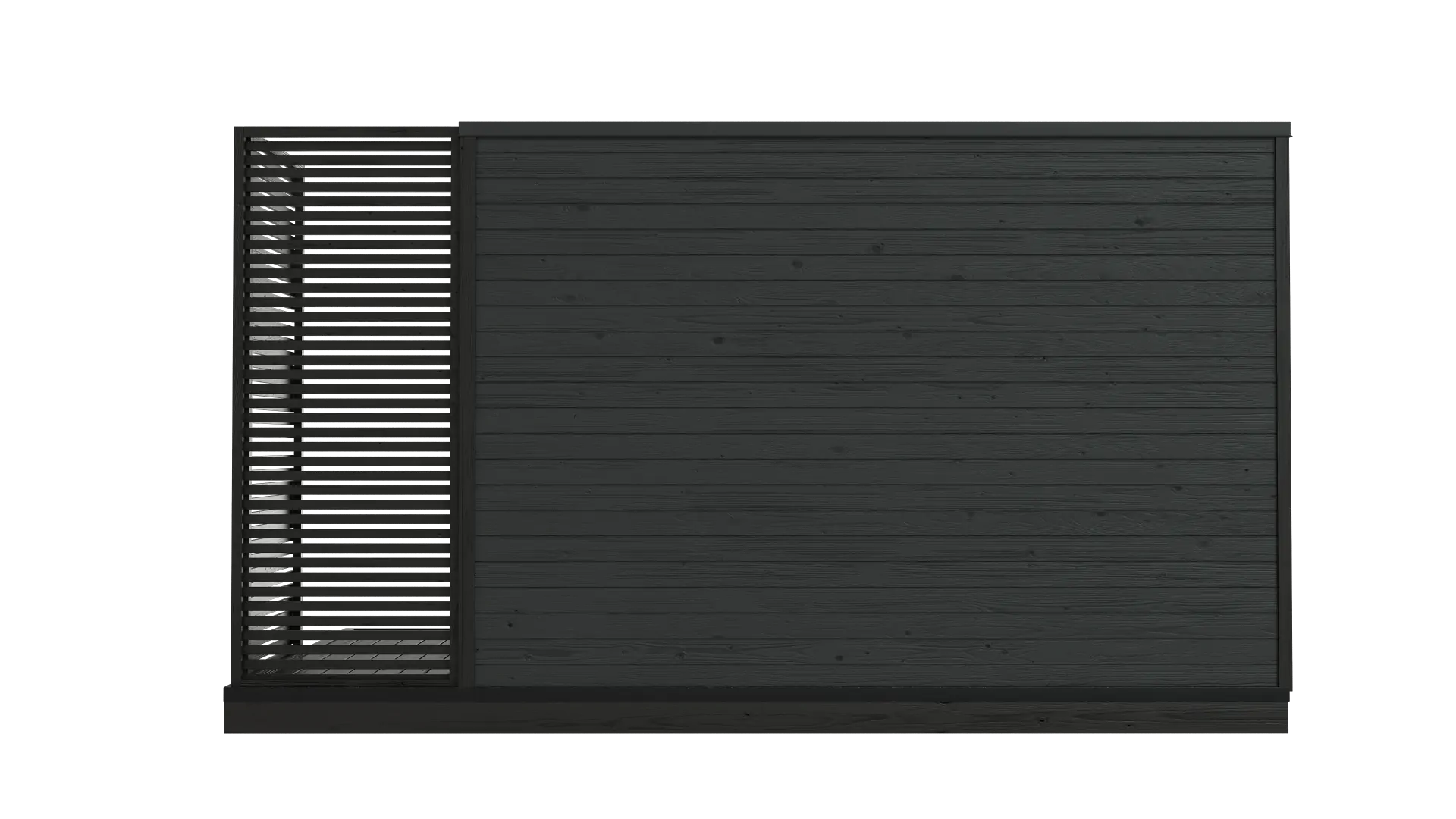 Plug-and-Play-Sauna mit Elektroheizung | 2,2 x 3,2 m 