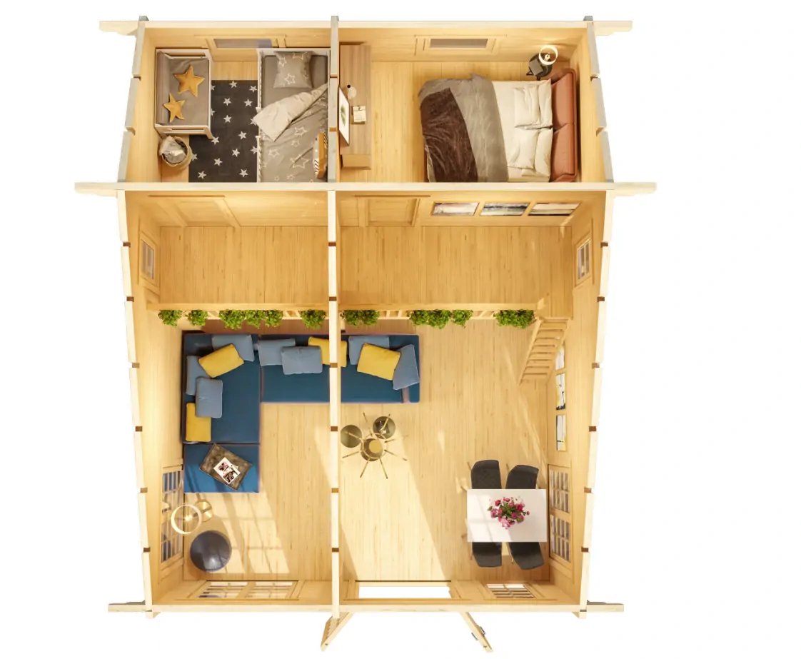 Vakantiehuis Skov 70 – 64m²