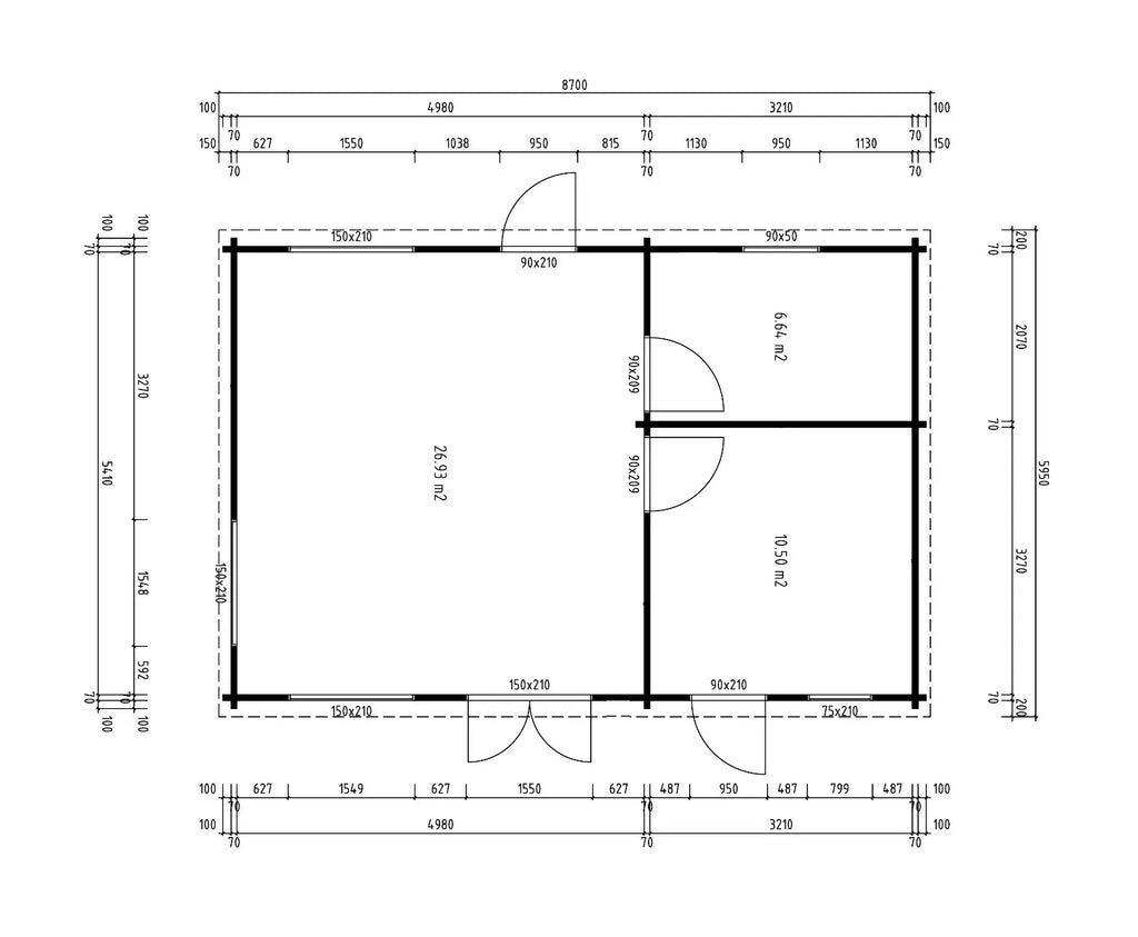 Tiny House Henning 70 - 45m²