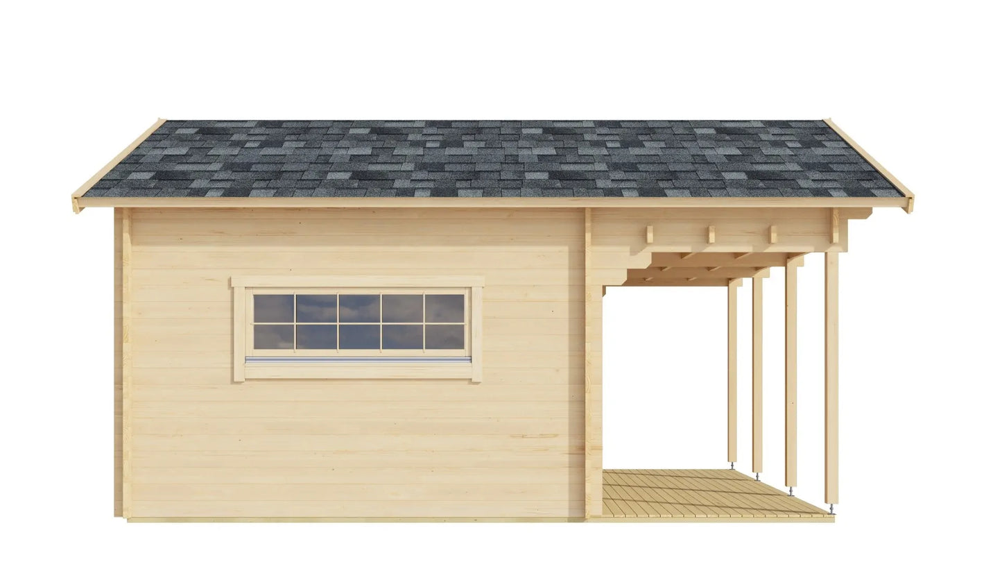 Tuinhuis Regal 44 – 27m² + 9m² (terras)