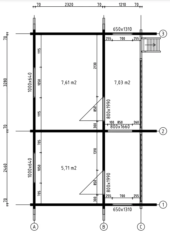 Vakantiehuis Skov 70 – 64m²