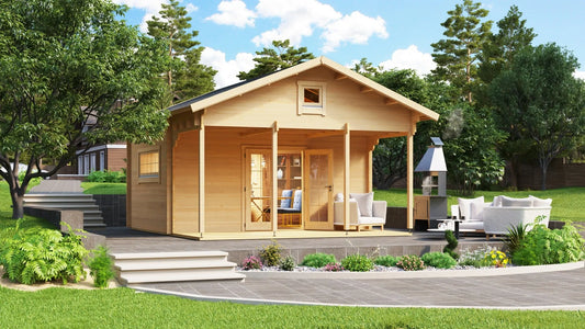 Tuinhuis Regal 44 – 27m² + 9m² (terras)