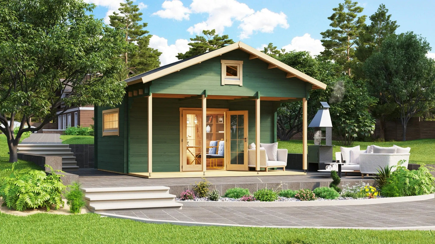 Tuinhuis Regal 44 – 27m² + 9m² (terras)