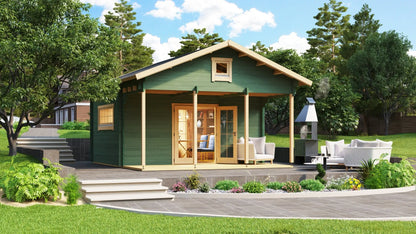 Tuinhuis Regal 44 – 27m² + 9m² (terras)
