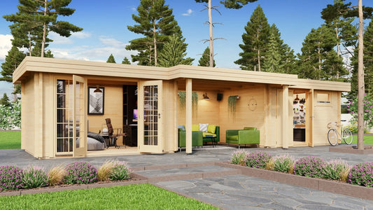 Tuinhuis Yuna 70 – 21m² + 11m² (terras)