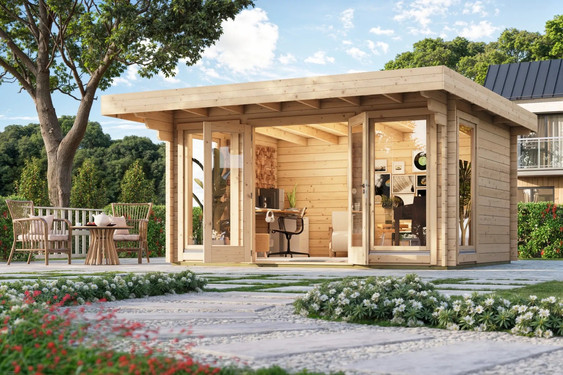 Tuinhuis Barbara 44 A - 4,35 x 3,5 m