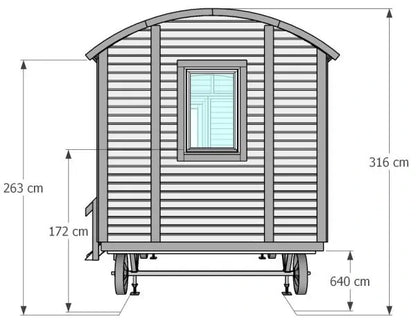 Hipowagen - 13m² + 3m² (terras)