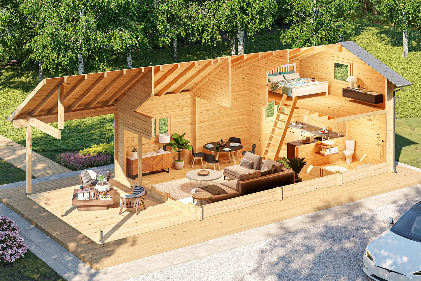 Lodge Horizon 70 – 43m² + 14m² (terras)