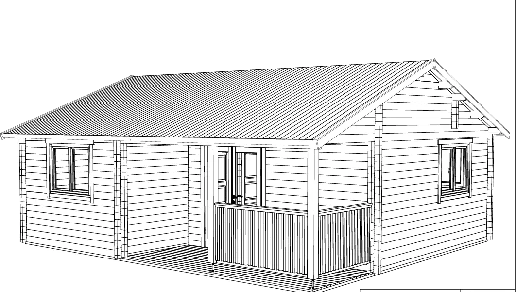 Tuinhuis Malta 70 – 39m² + 7m² (terras)