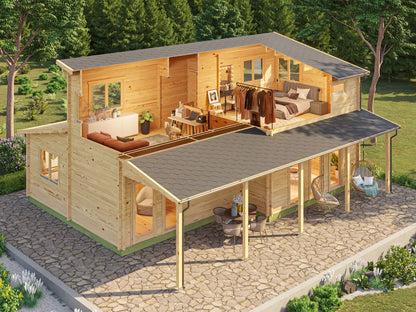 Lodge Mercy 70 - 97m² + 21m² (terras)
