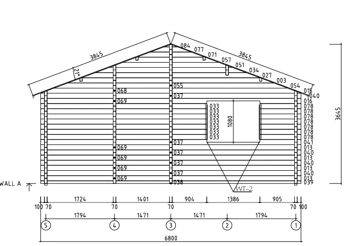 Tuinhuis Malta 70 – 39m² + 7m² (terras)