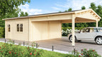 Garage und Carport für 4 Fahrzeuge | 10,6 m x 5,3 m