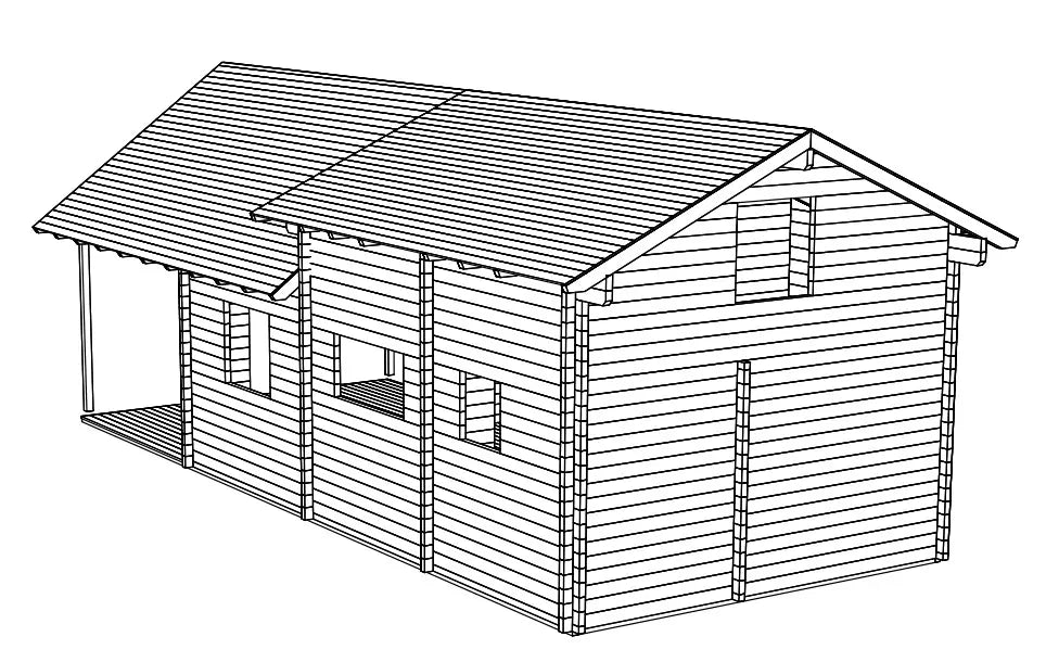 Lodge Horizon 70 – 43m² + 14m² (terras)