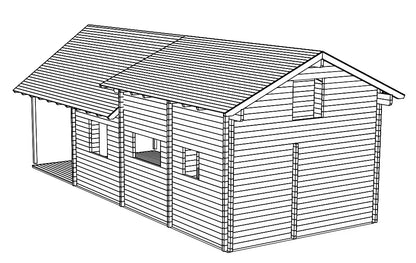 Lodge Horizon 70 – 43m² + 14m² (terras)