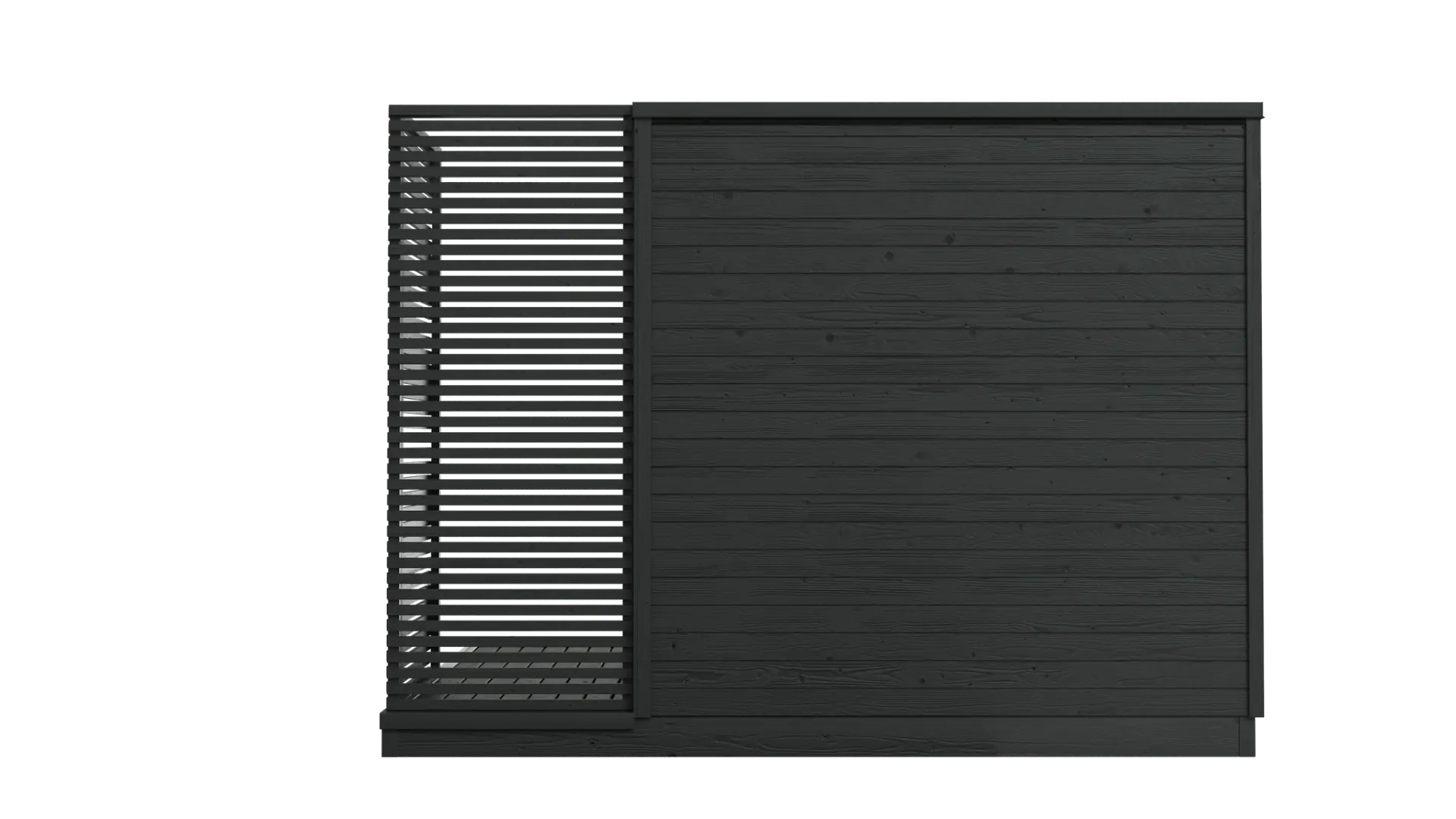 Plug-and-Play-Sauna mit Elektroheizung | 2,2 x 2,2 m