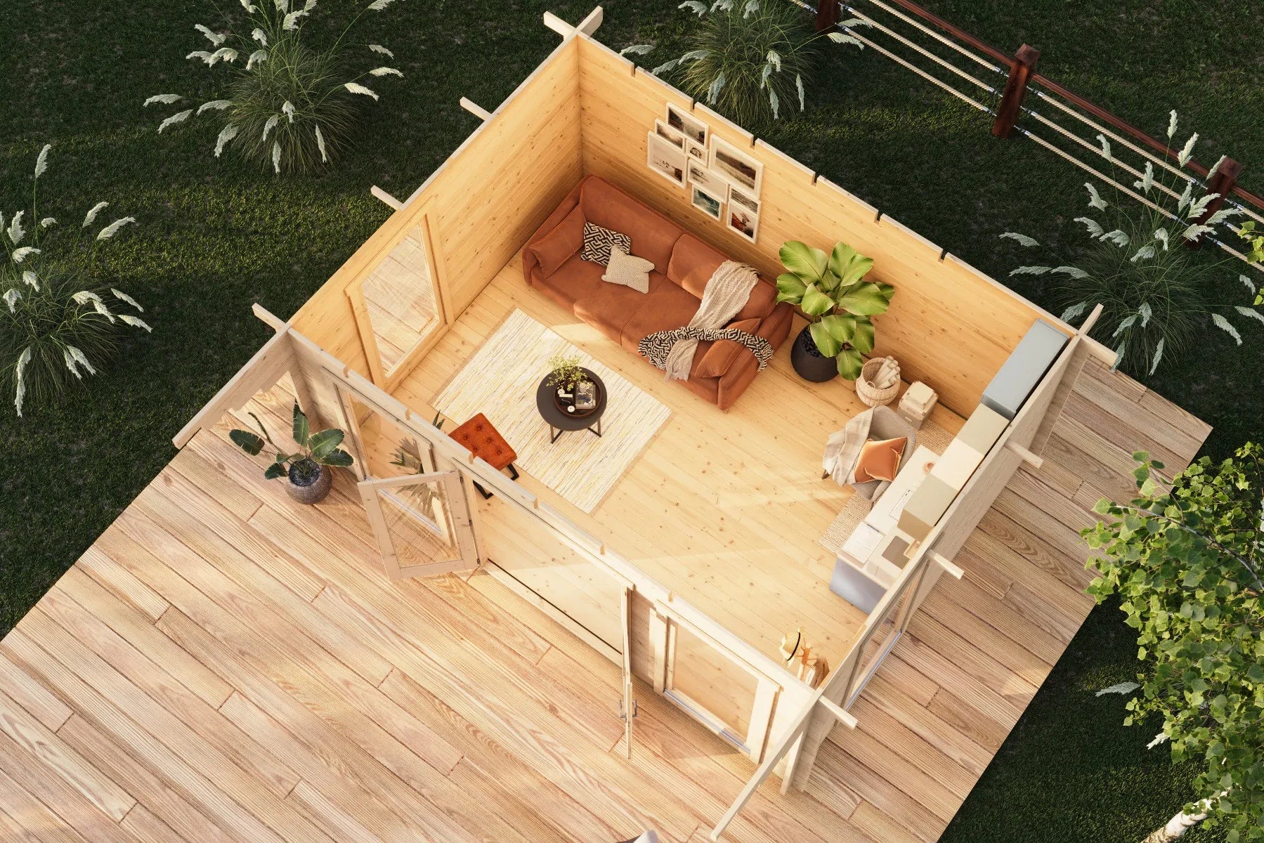 Tuinhuis Barbara 44 B - 5 x 3,8 m