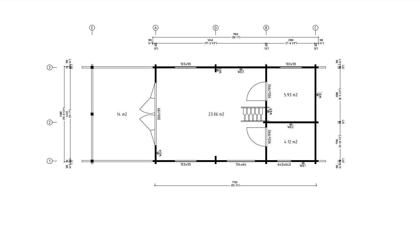 Lodge Horizon 70 – 43m² + 14m² (terras)