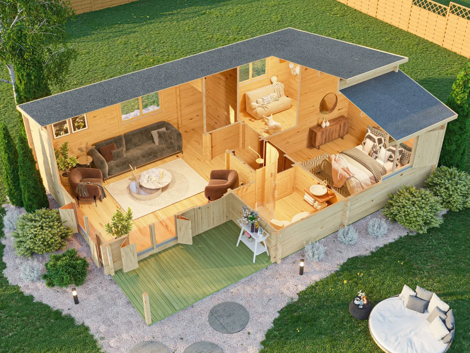 Lodge Pamplona 70 - 44m² + 6m² (terras)