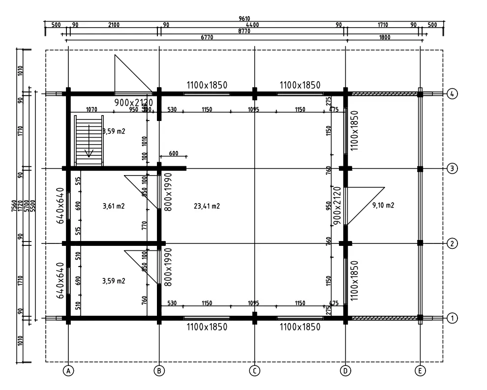 Lodge Aurora 90 - 68m² + 18m² (terras)