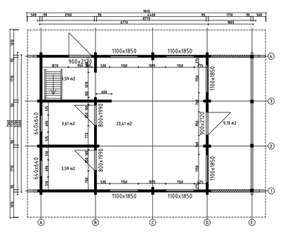Lodge Aurora 90 - 68m² + 18m² (terras)