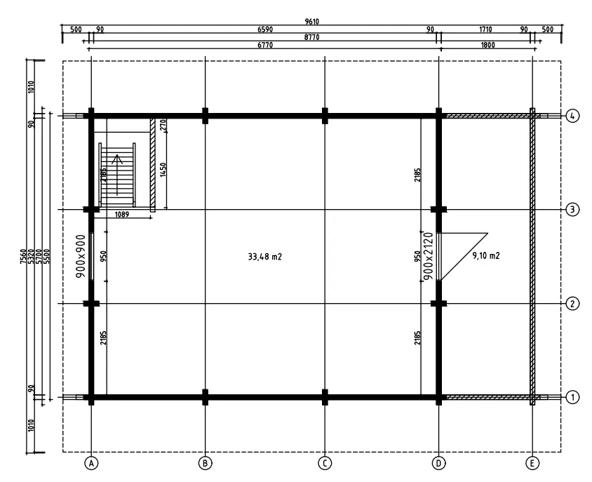 Lodge Aurora 90 - 68m² + 18m² (terras)
