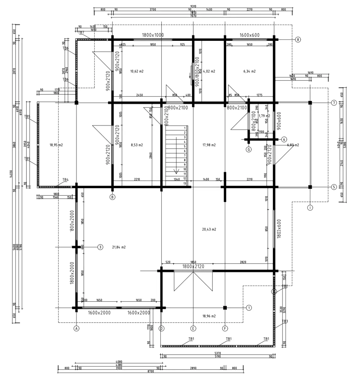 Lodge Olivia 90 - 178m² + 45m² (terras)