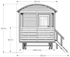 Hipowagen - 13m² + 3m² (terras)