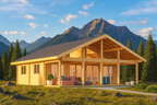 Lodge Caroline 90 - 57m² + 27m² (terras)