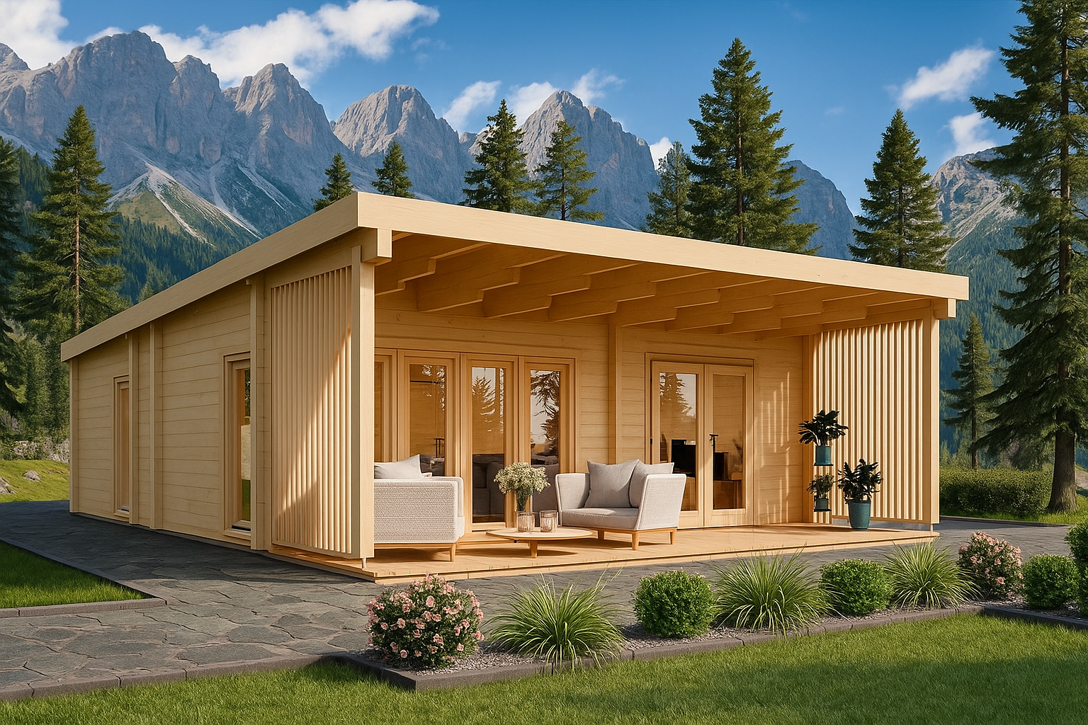 Lodge Arhus 70 - 46m² + 13m² (terras)