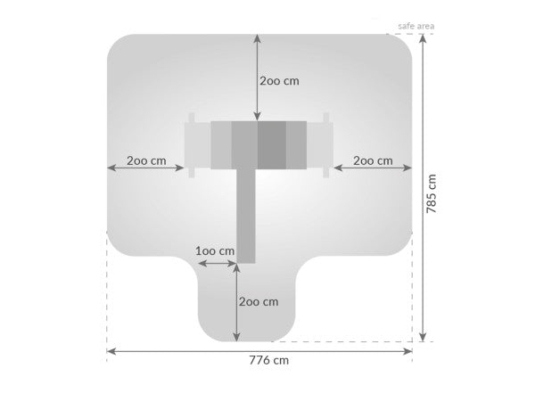 Houten speeltoren met glijbaan GIANT