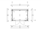 Berging Annika - 2,7 x 1,8 m - 4,6 m²