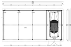 Garage mit Carport BÜSUM | 6,38 x 11,88 Meter