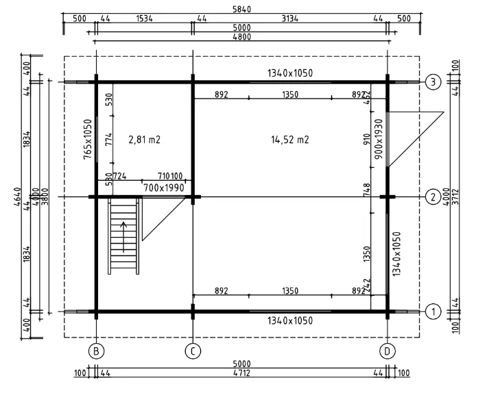 Tuinhuis Avignon 44 – 34 m²