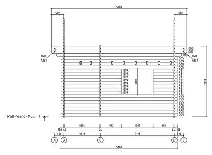 Tuinhuis Avignon 44 – 34 m²