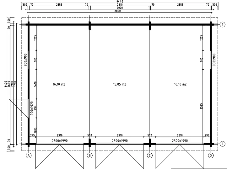 Garage Rotterdam | 9,4x6,4m