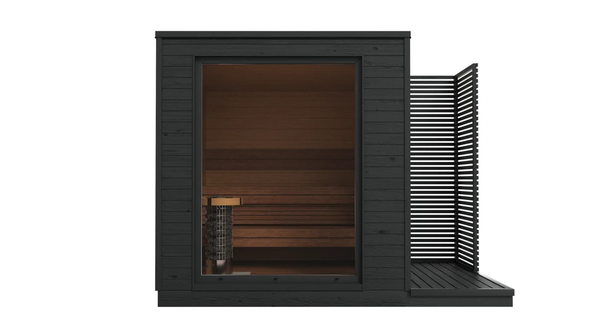 Plug-and-play sauna met elektrische verwarming | 2.2 x 2.2 m