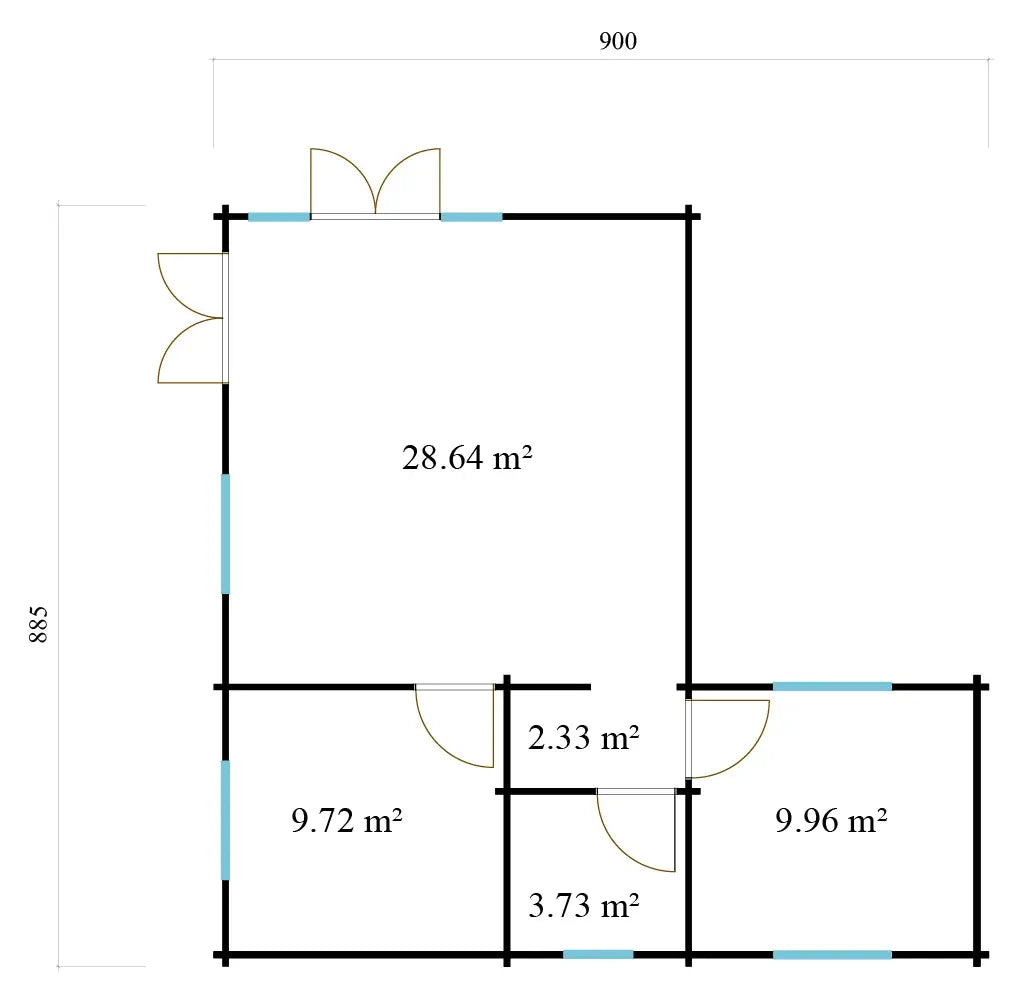 Lodge Harbord 70 - 54 m²