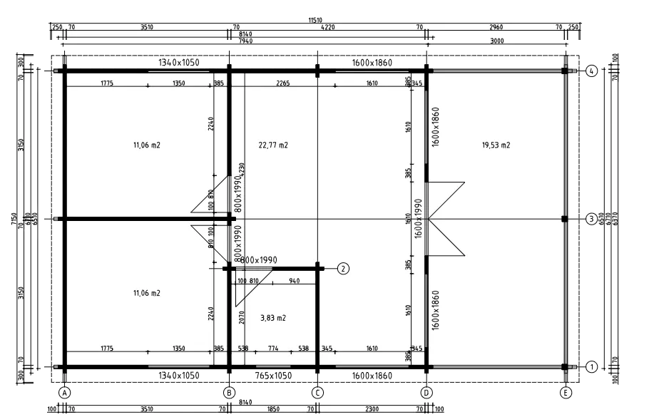 Lodge Heidi 70 - 49m² + 20m² (terras)