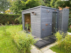 Plug-and-Play-Sauna mit Elektroheizung | 2,2 x 3,2 m 