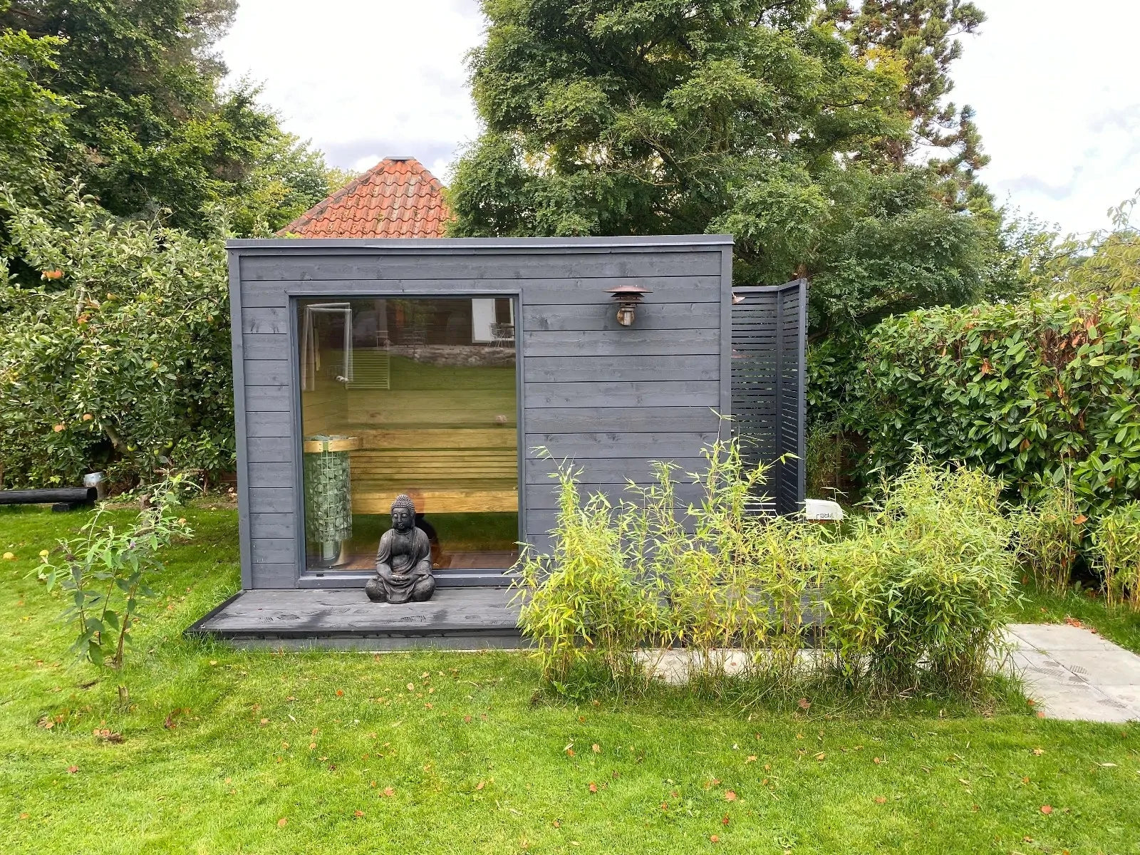 Plug-and-Play-Sauna mit Elektroheizung | 2,2 x 3,2 m 