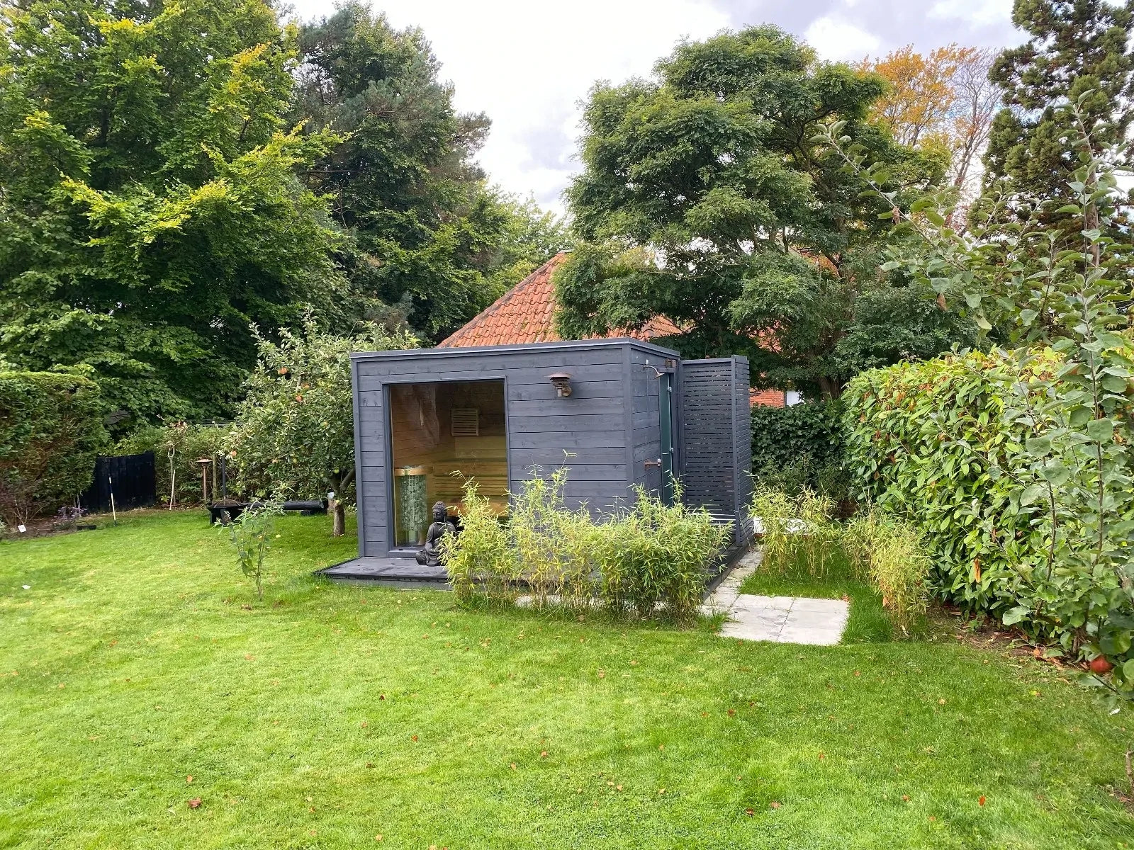 Plug-and-Play-Sauna mit Elektroheizung | 2,2 x 3,2 m 