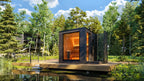 Plug-and-Play-Sauna mit Elektroheizung | 2,2 x 2,2 m