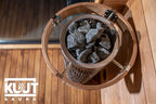 Plug-and-Play-Sauna mit Elektroheizung | 2,2 x 2,2 m