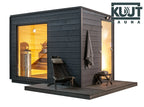 Plug-and-Play-Sauna mit Elektroheizung | 2,2 x 2,2 m