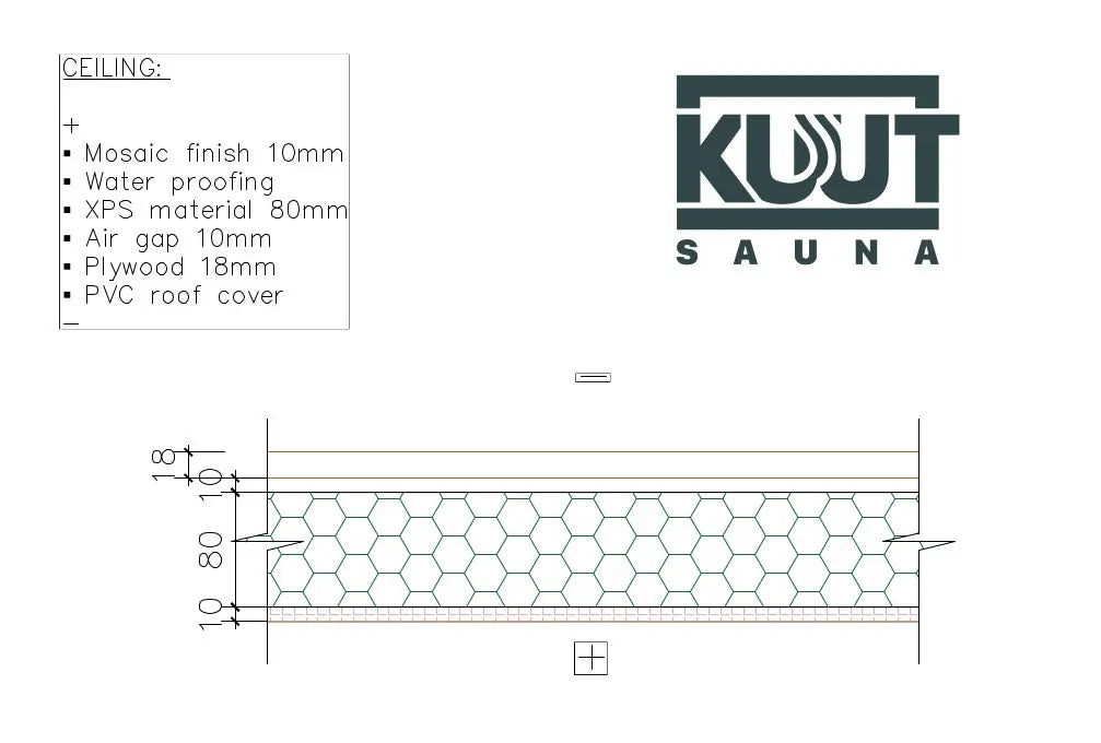 Stoomsauna KUUT | 1.2 x 2.4 m