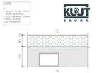 Stoomsauna KUUT | 1.2 x 2.4 m