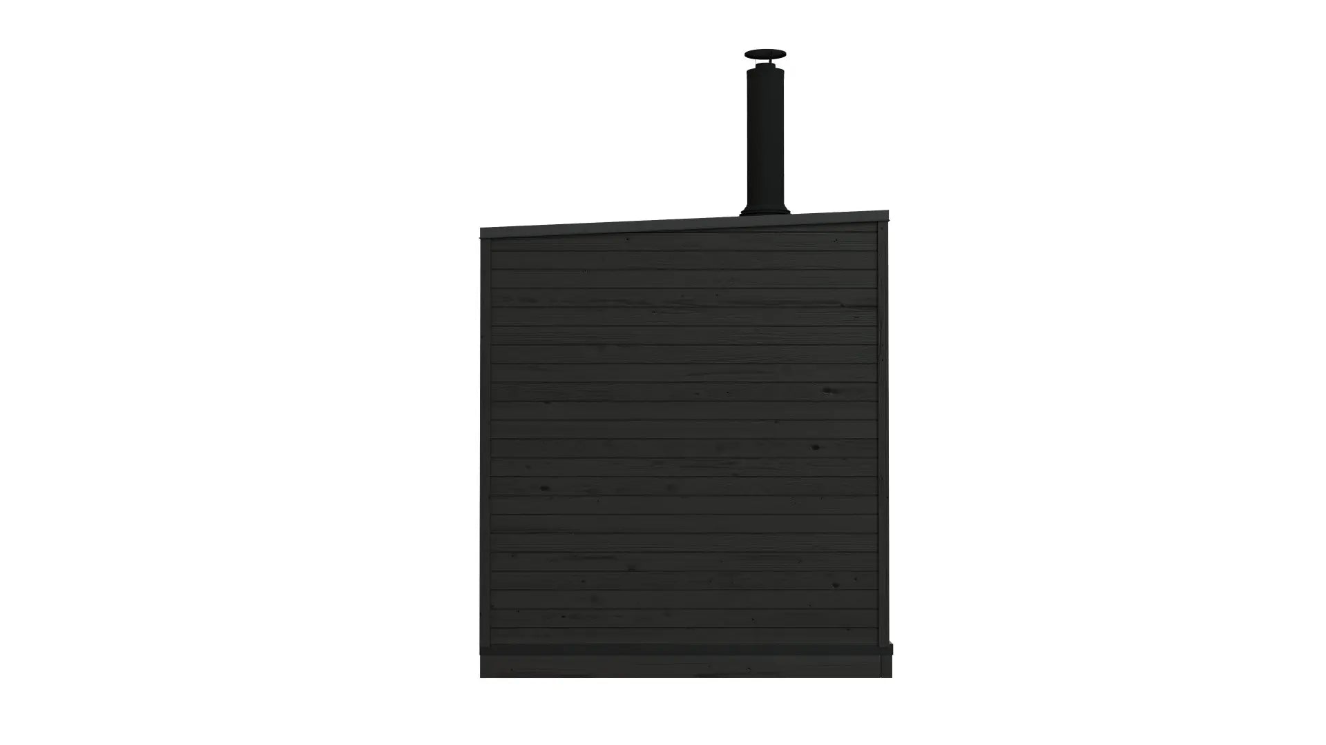 Plug-and-play sauna met houtkachel | 2.2 x 3.2 m